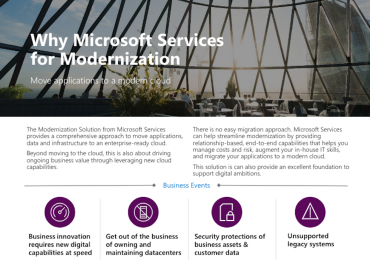 Why Microsoft Services for Modernization